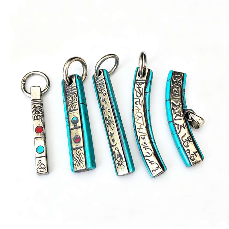 Ethnic Fashion Com - Tibetische Mantras Amulette für Männer Tibet