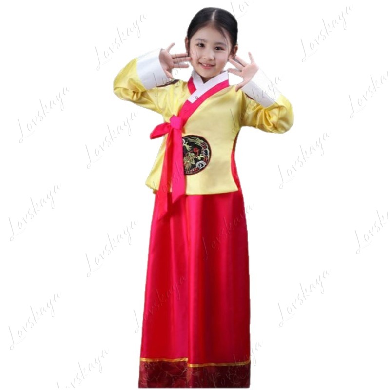 Ethnic Fashion Shoot - Hanbok für Kinder, Studentenjungen und Mädchen,