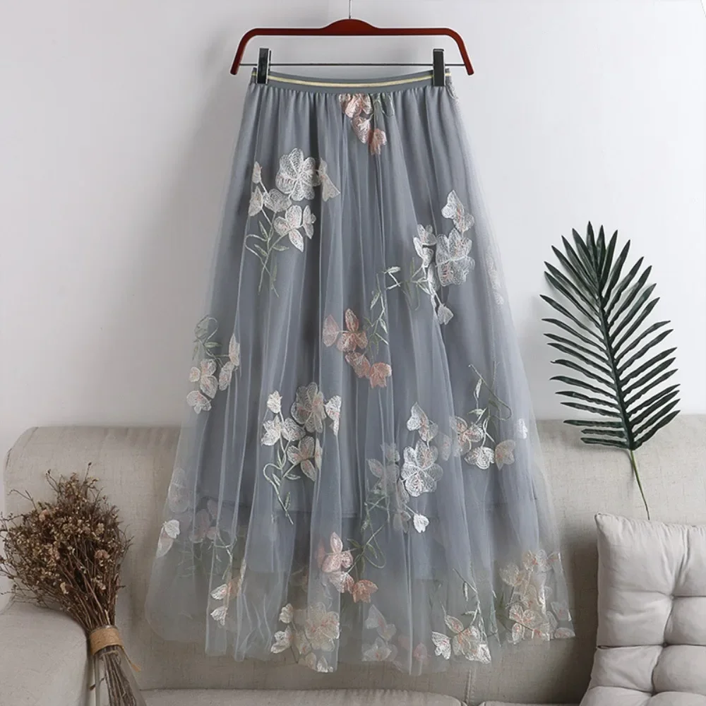 Y2K Ethnic Fashion - Frau Kleidung lässig elegant Sommer Stickerei