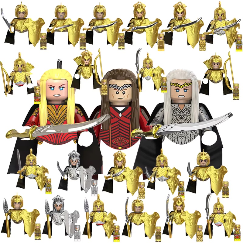 Ethnic Fashion World - Fantasy World Actionfiguren Bausteine Orks Legion