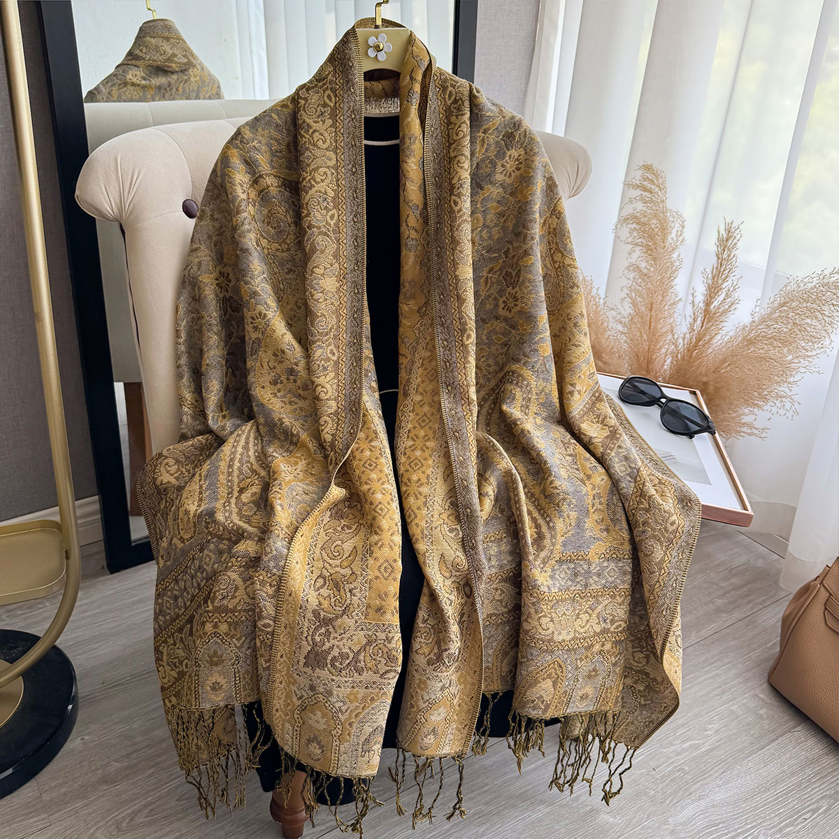 Ethnic Fashion Designer - 2023 quaste Decke Design Ethnischen Stil