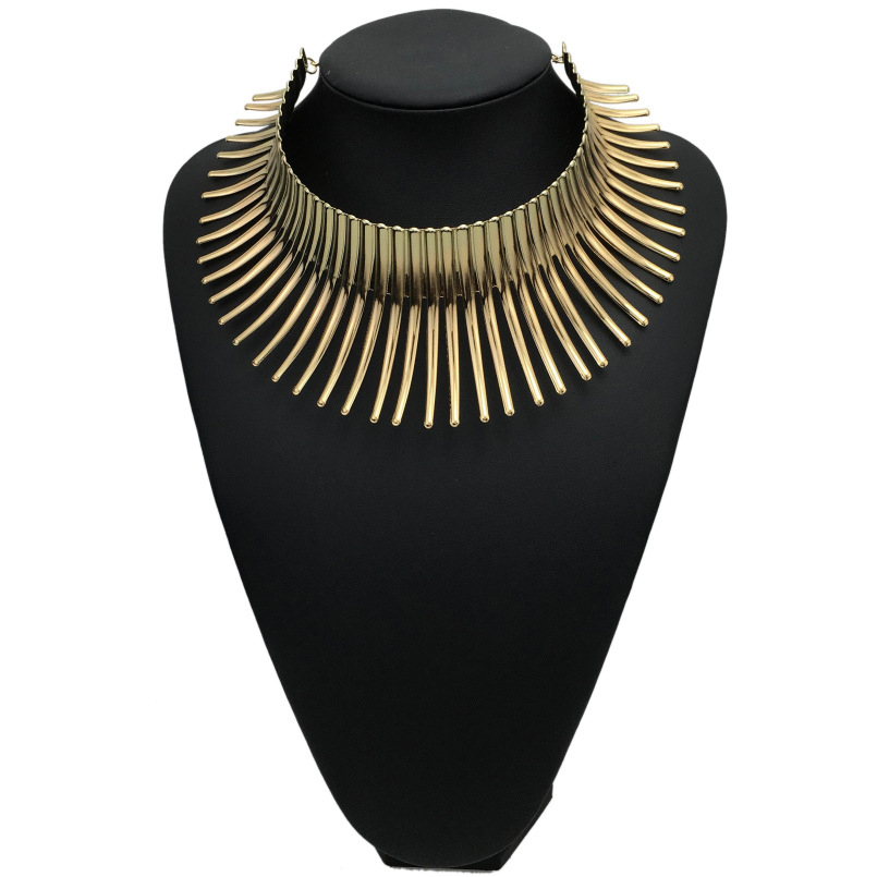 Ethnic Style - ABQR Damen-Halskette, große afrikanische Halskette, indischer