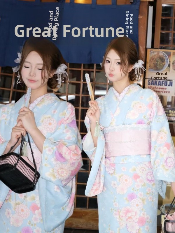 Ethnic Fashion Photography - Neuer Vintage Japanischer Traditioneller Kimono Fotografie-Kostüm