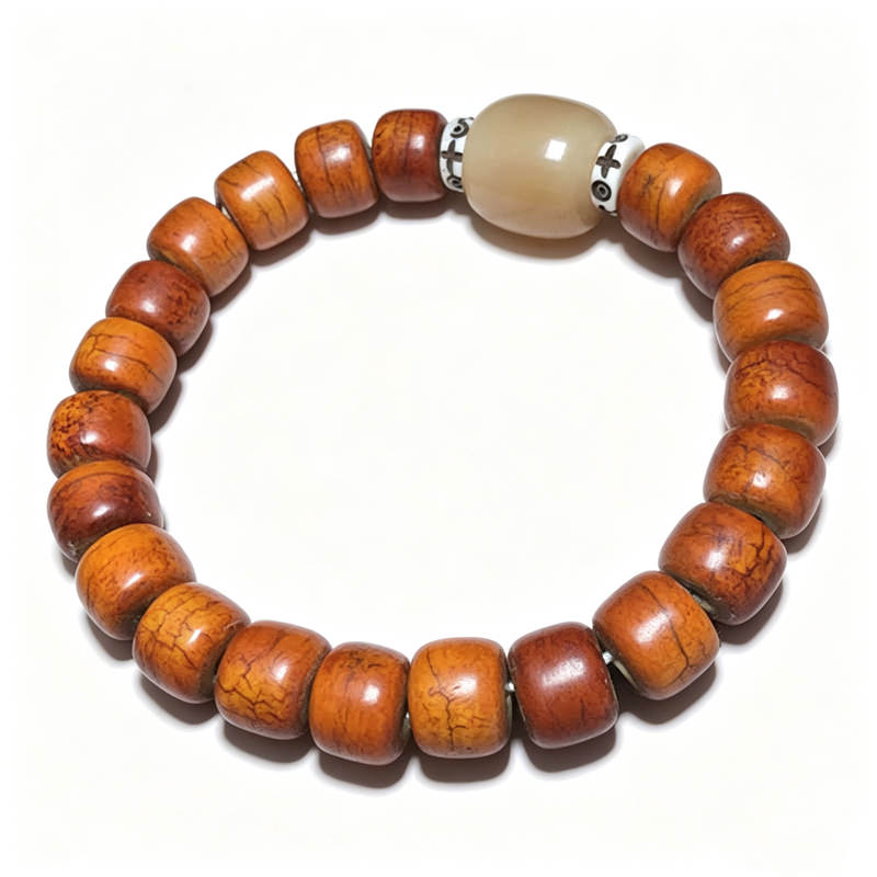 Ethnic Fashion Com - Tibetisches Armband, dehnbar, alte Farbe, mit