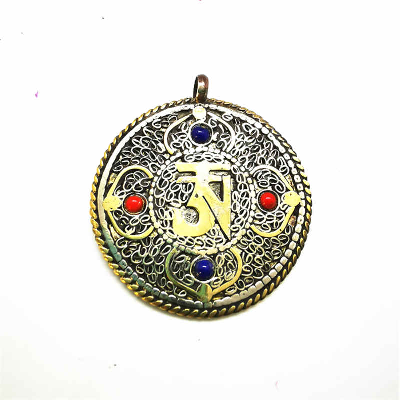 Ethnic Fashion Com - Tibet OM Amulett Anhänger Tibetischer Schmuck