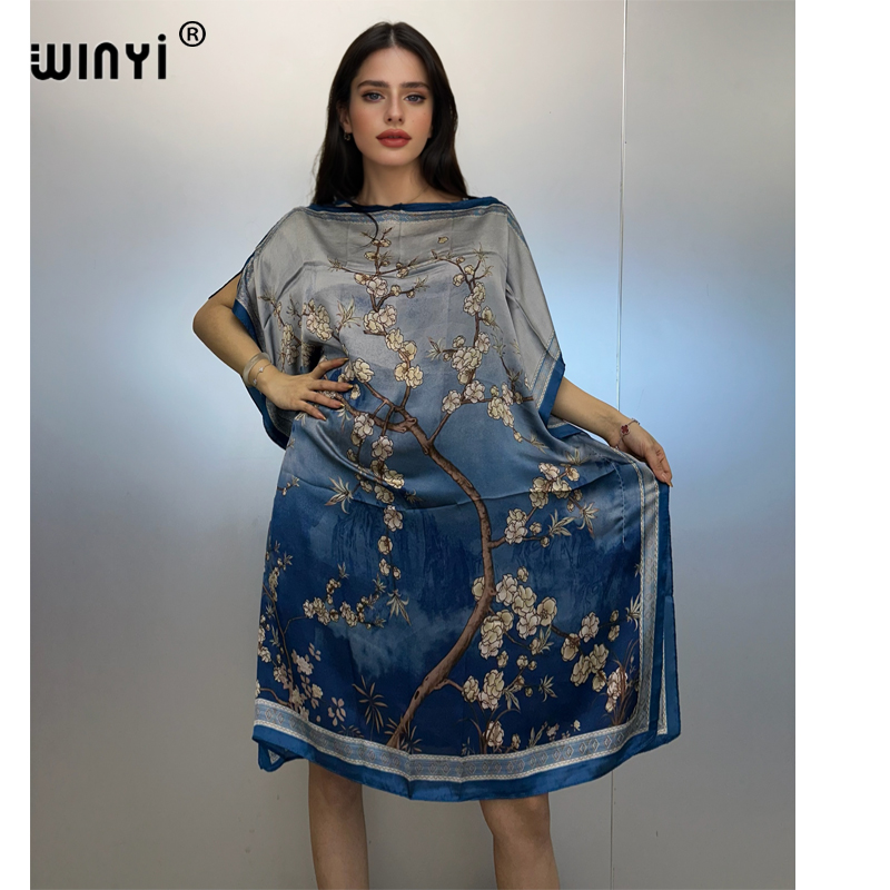 Ethnic Gown - WINYI Sommer-Kaftan Afrikanisches Kleid Strandkleidung Femme