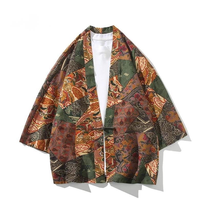 The Ethnic Fashion - Ethnischer Stil Bedruckter Yukata für Männer