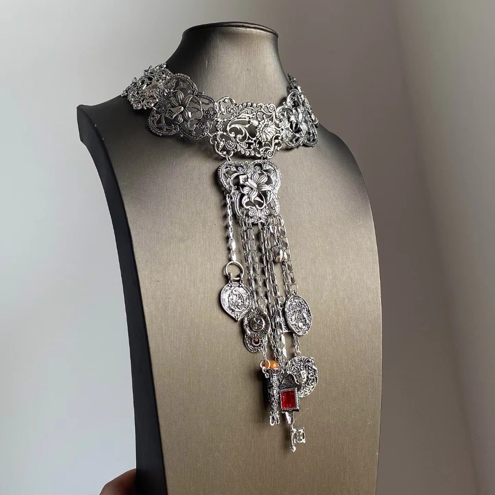 Retro Lange Boho-Halskette im  – Y2K Ethnic Fashion Bewertung und Preis