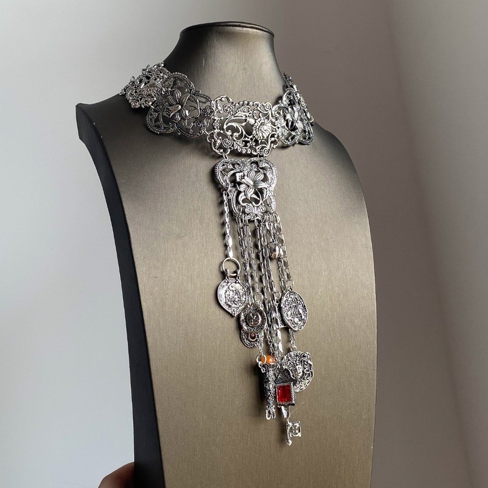 Retro Lange Boho-Halskette im  – Y2K Ethnic Fashion Bewertung und Preis