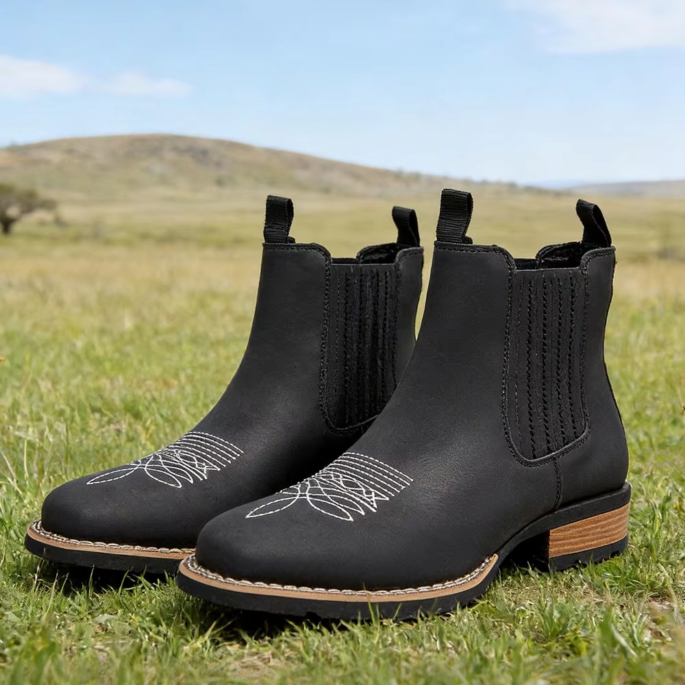 Herren-Cowboystiefel mit breit – The Ethnic Fashion Bewertung und Preis