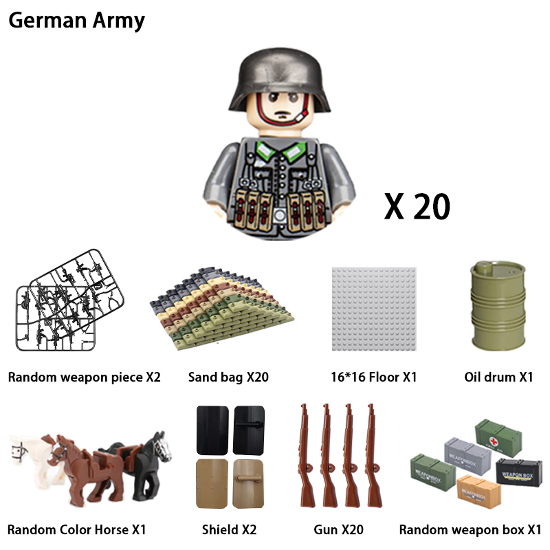 24 Stück/Set Zweiter Weltkrieg – Ethnic Fashion World Bewertung und Preis