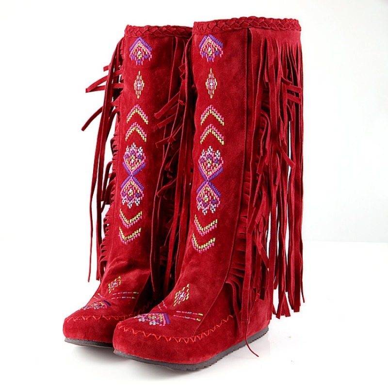 Quastenstiefel Handgefertigte  – The Ethnic Fashion Bewertung und Preis