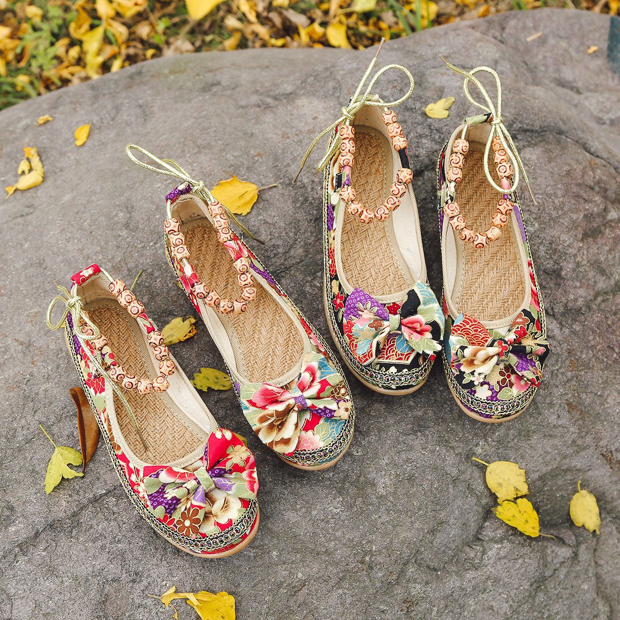Ethnische Damen-Keilabsatzschu – Ethnic Style Bewertung und Preis