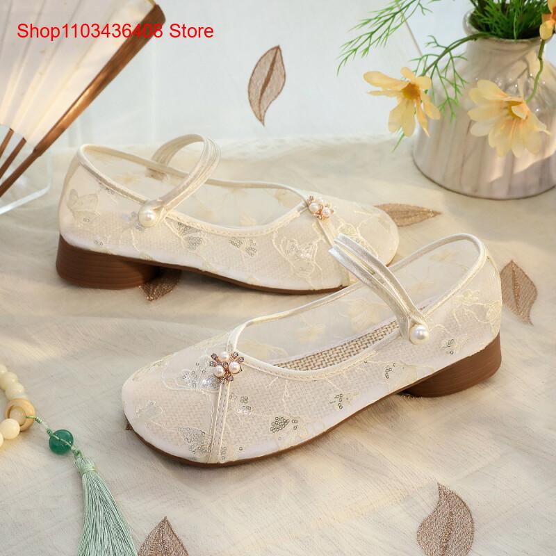 Neue Mesh-Schuhe mit niedrigem – Ethnic Style Bewertung und Preis