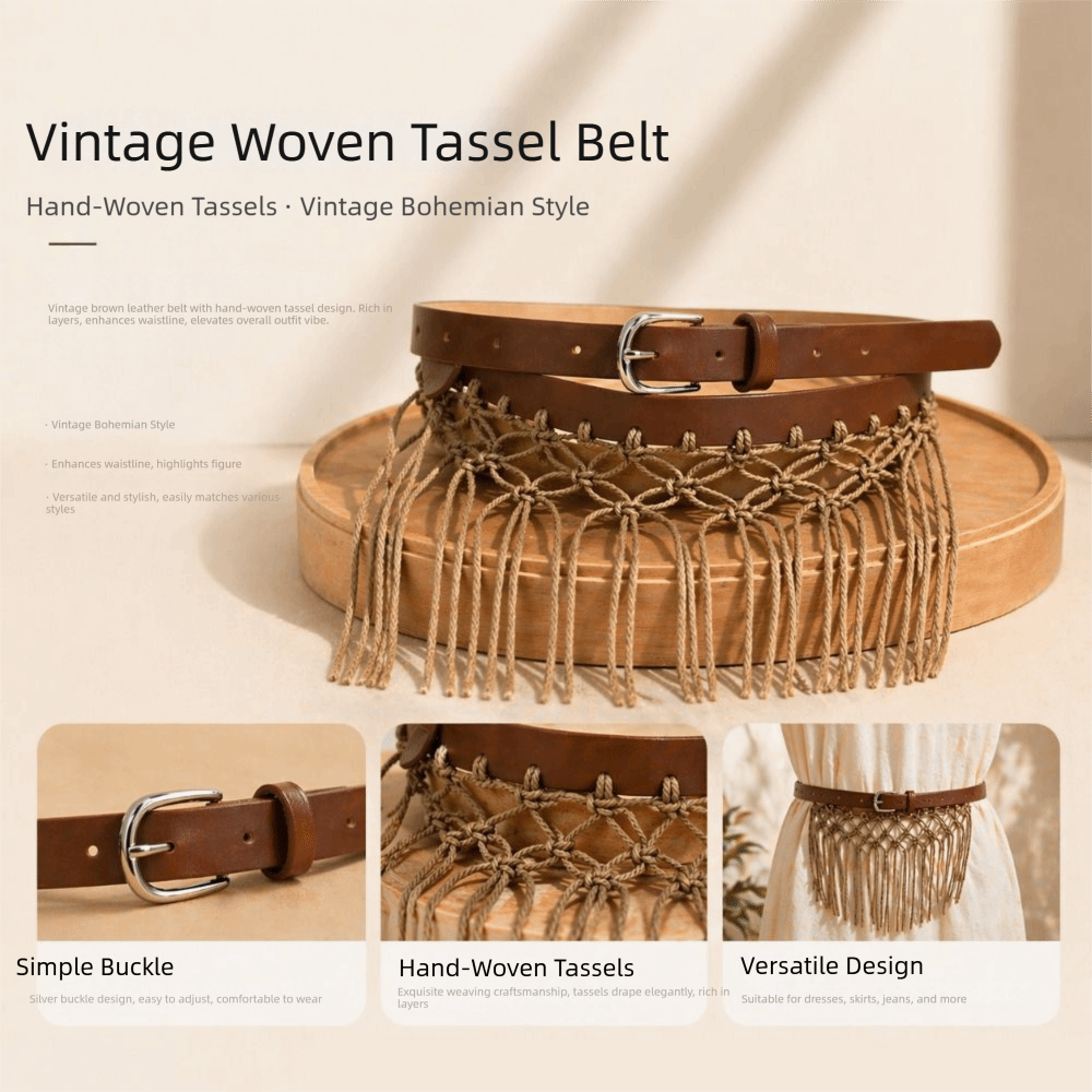 Lässige Y2K Quasten-Gürtel im  – Y2K Ethnic Fashion Bewertung und Preis