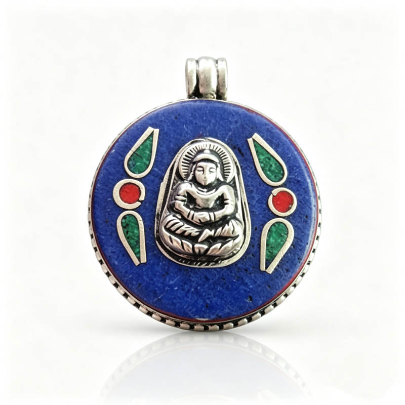 Tibetische Buddha-Amulett-Anhä – Ethnic Fashion Com Bewertung und Preis