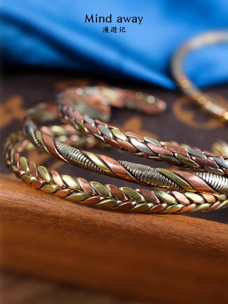 Indischer Schmuck Rotkupfer-Um – Ethnic Fashion Com Bewertung und Preis