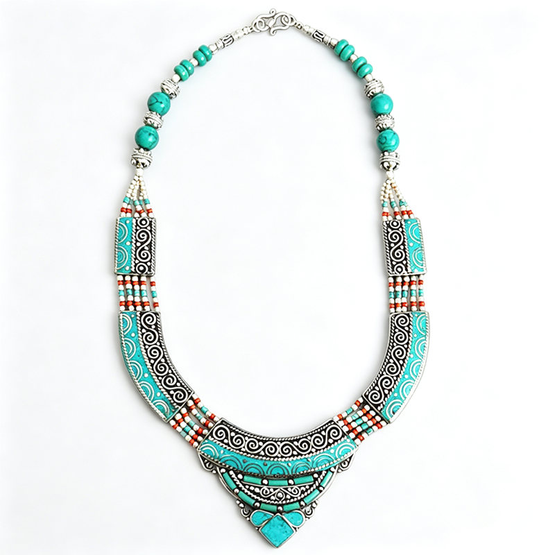 BOHO Vintage Halsketten Kollek – Ethnic Fashion Com Bewertung und Preis