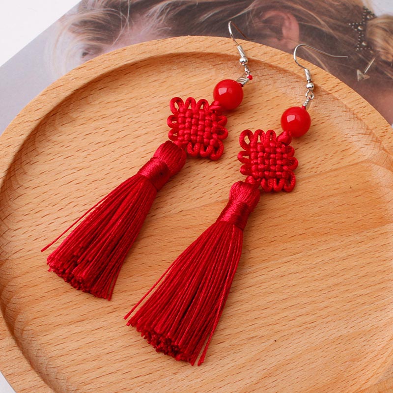 Bunte, geflochtene chinesische – Y2K Ethnic Fashion Bewertung und Preis
