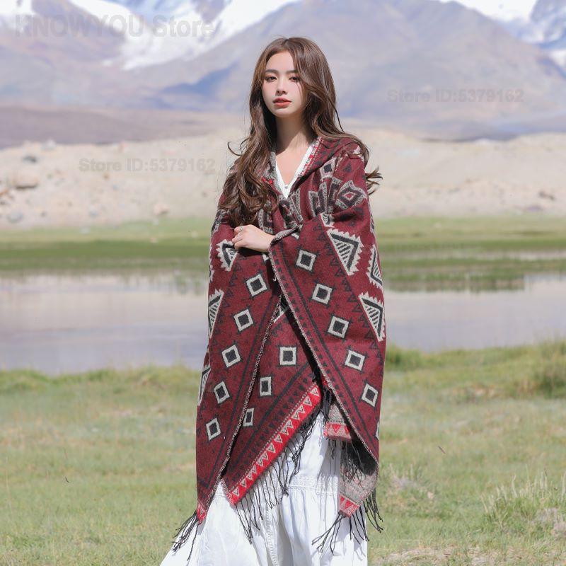 Damen Ethnischer Stil Kapuzenu – Ethnic Fashion Photography Bewertung und Preis