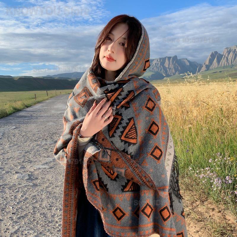 Damen Ethnischer Stil Kapuzenu – Ethnic Fashion Photography Bewertung und Preis