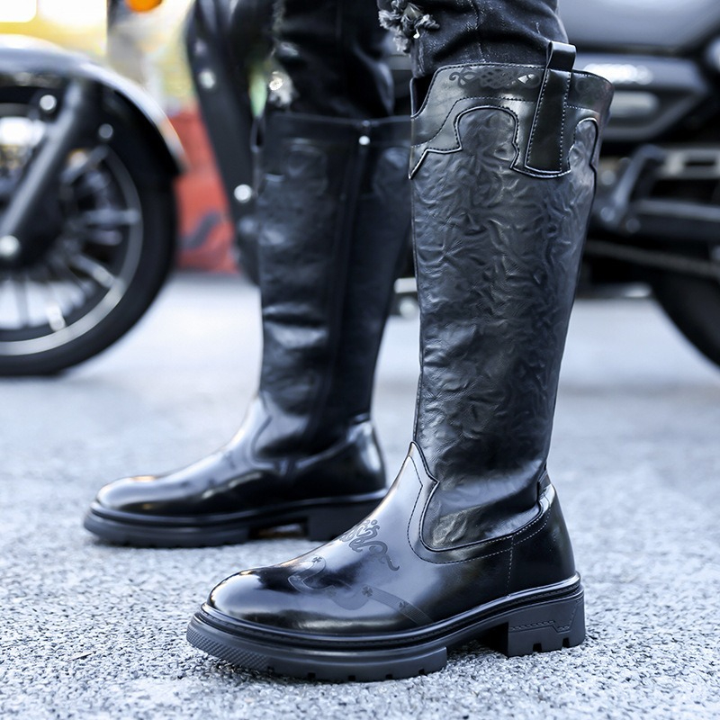 Männer Mid-kalb Stiefel Hohe Q – The Ethnic Fashion Bewertung und Preis