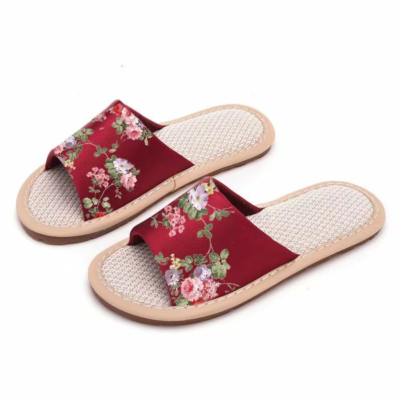 Damen-Hausschuhe aus Leinen mi – Ethnic Style Bewertung und Preis