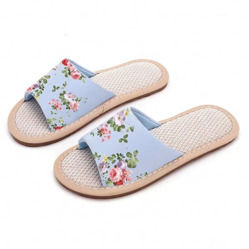 Damen-Hausschuhe aus Leinen mi – Ethnic Style Bewertung und Preis