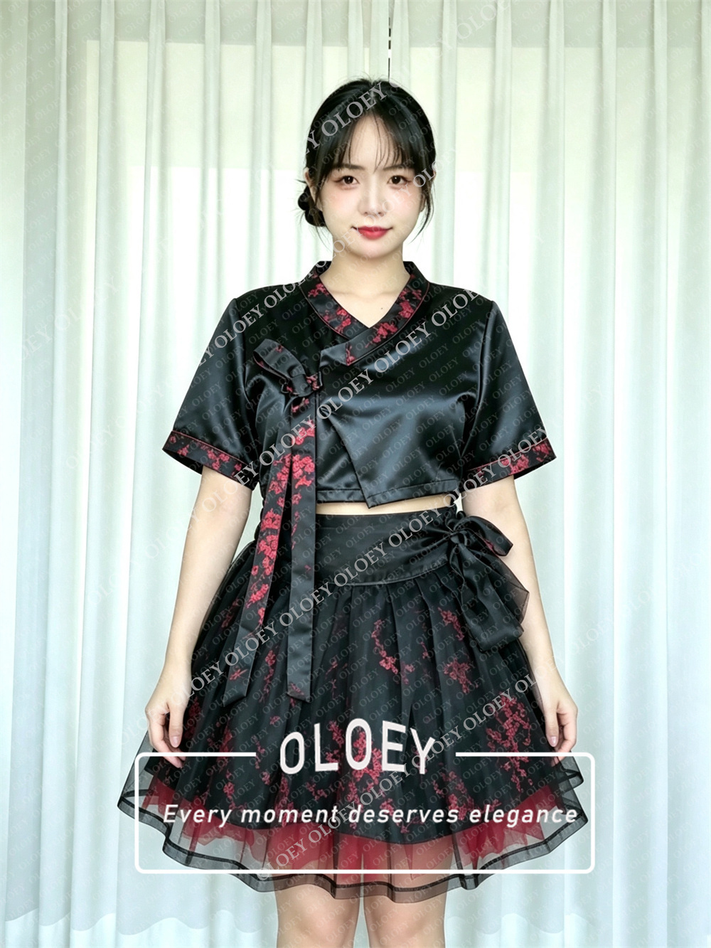 OLOEY Modernes Schwarzes Kurze – Hanbok Modern Set Bewertung und Preis