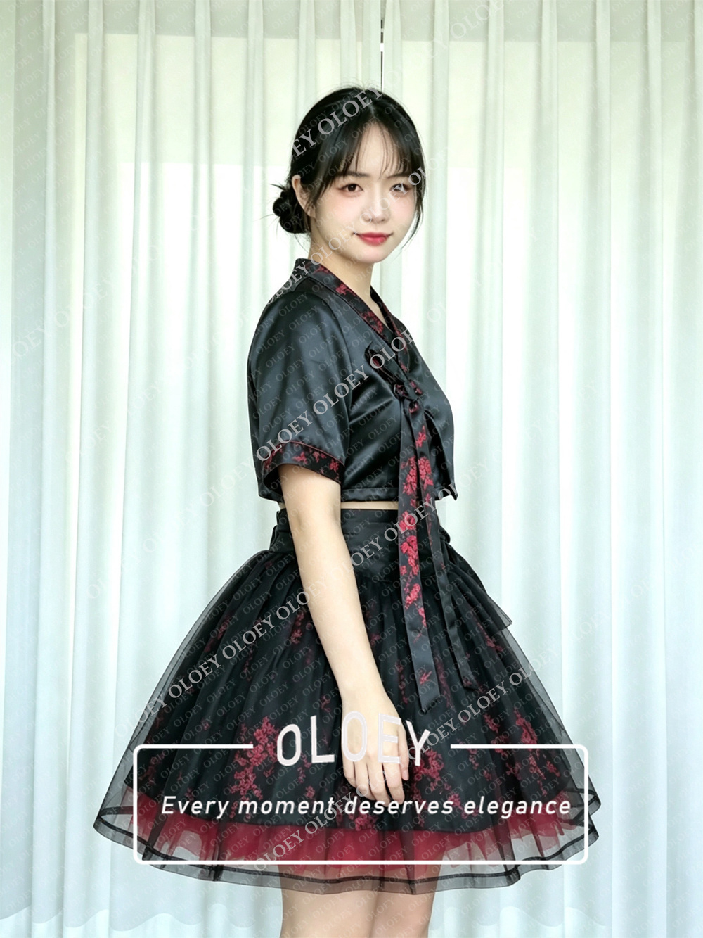 OLOEY Modernes Schwarzes Kurze – Hanbok Modern Set Bewertung und Preis