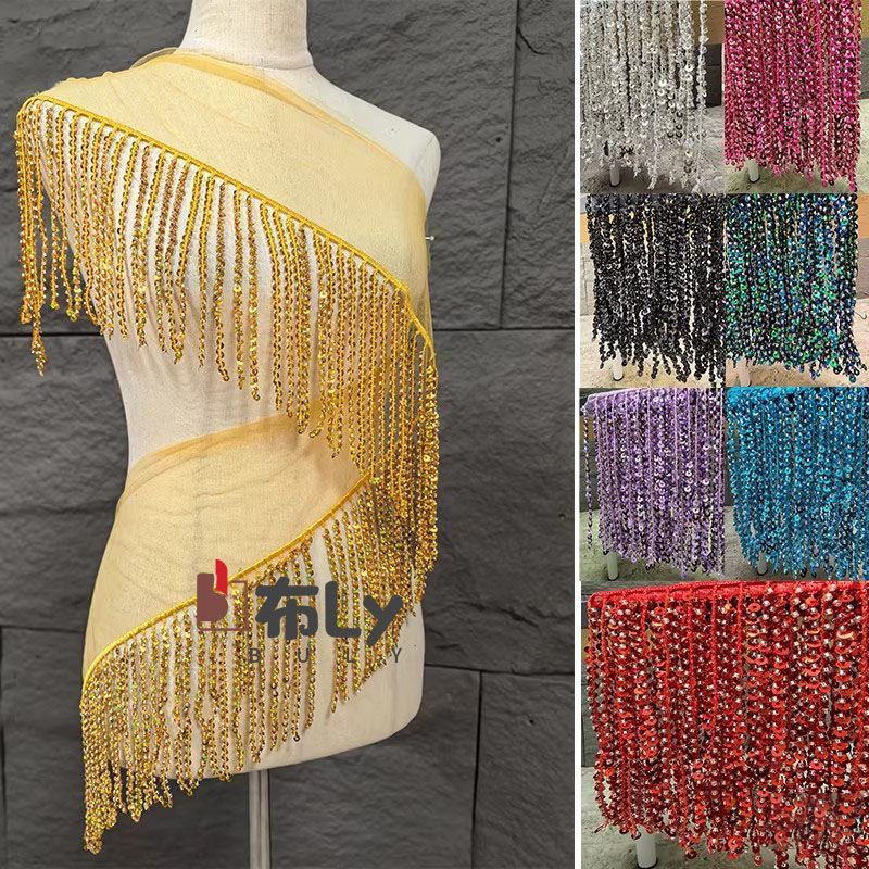15cm Perlen-Pailletten-Quasten – Ethnic Fashion Designer Bewertung und Preis
