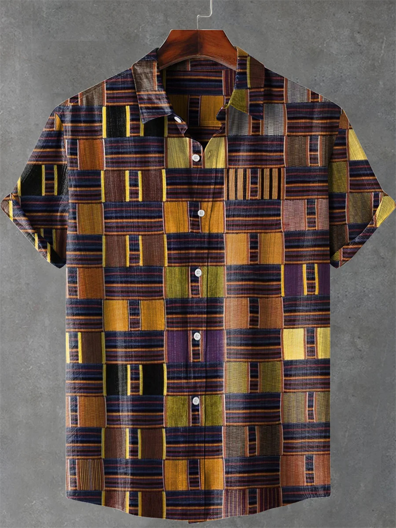 Herren Leinenhemd Vintage Kurz – Ethnic Fashion World Bewertung und Preis