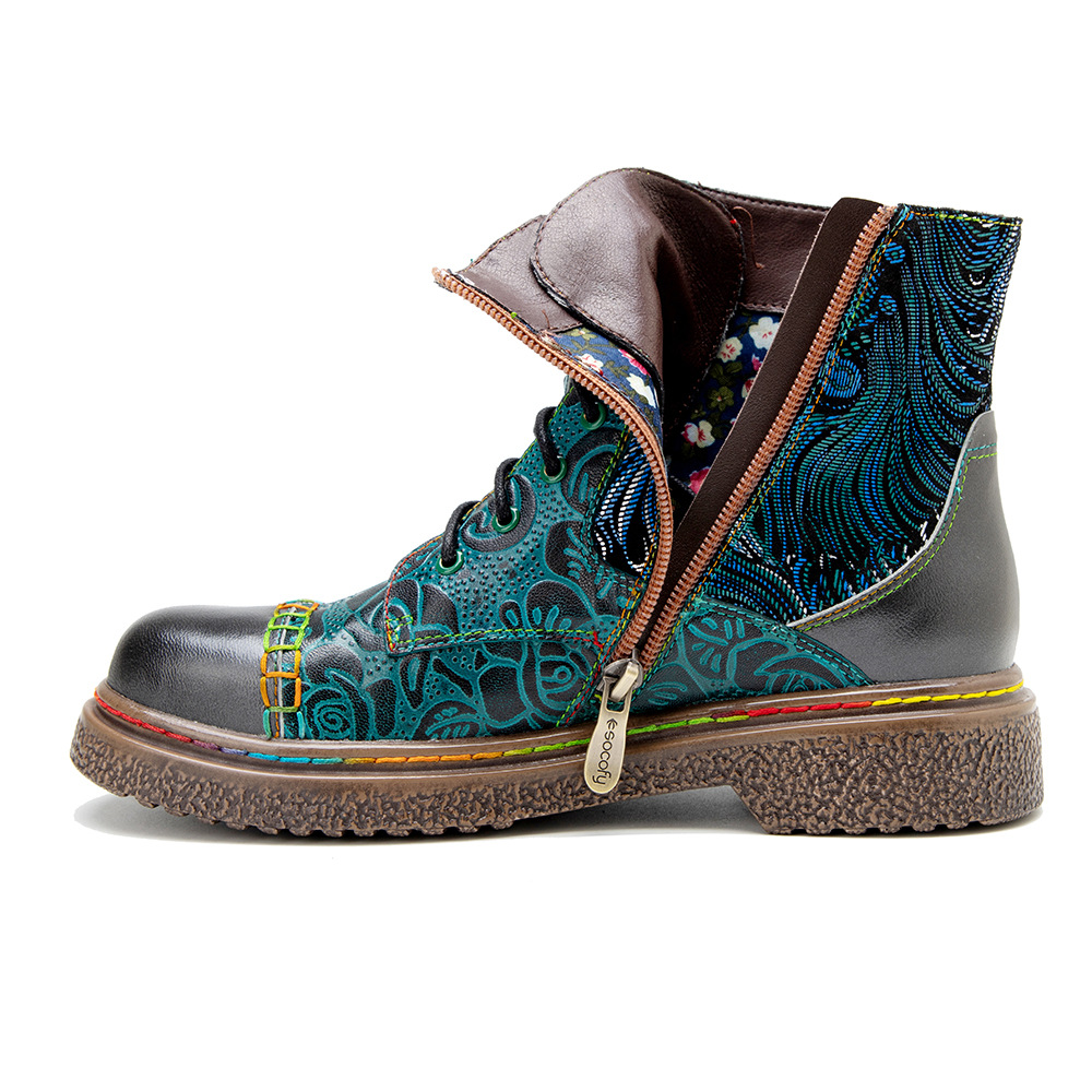 Socofy Raffan Winter Knöchel D – Ethnic Fabric Bewertung und Preis