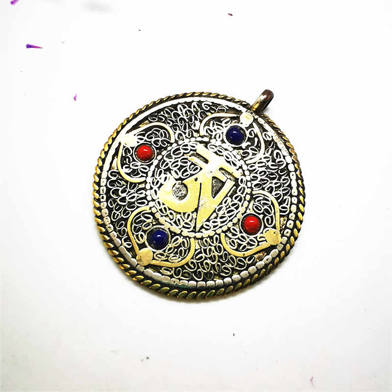 Tibet OM Amulett Anhänger Tibe – Ethnic Fashion Com Bewertung und Preis
