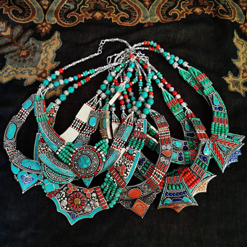 BOHO Vintage Halsketten Kollek – Ethnic Fashion Com Bewertung und Preis