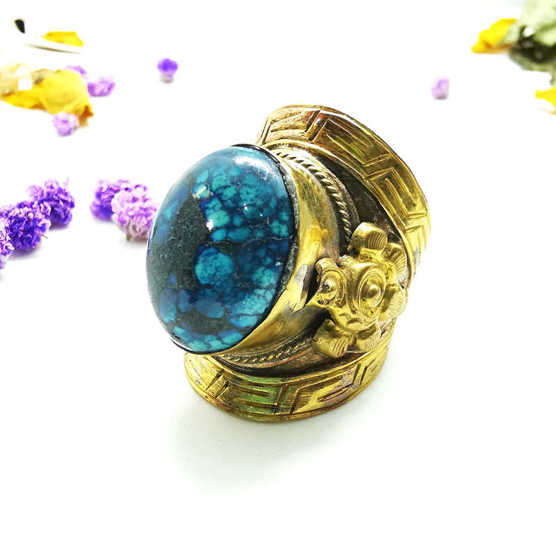 Tibetische Große Ringe für Män – Ethnic Fashion Com Bewertung und Preis